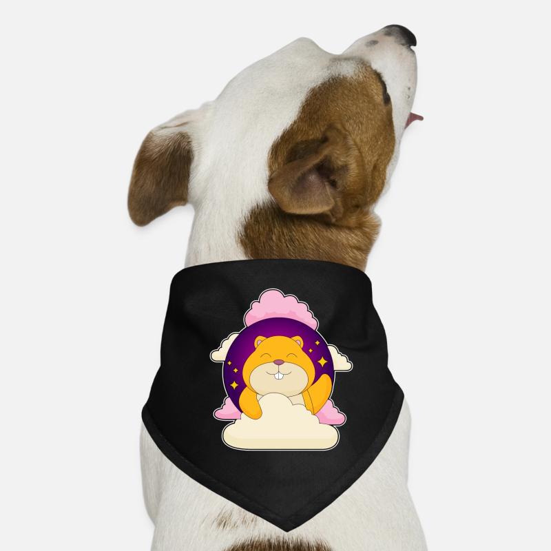 Nuages de hamster Bandana pour chien