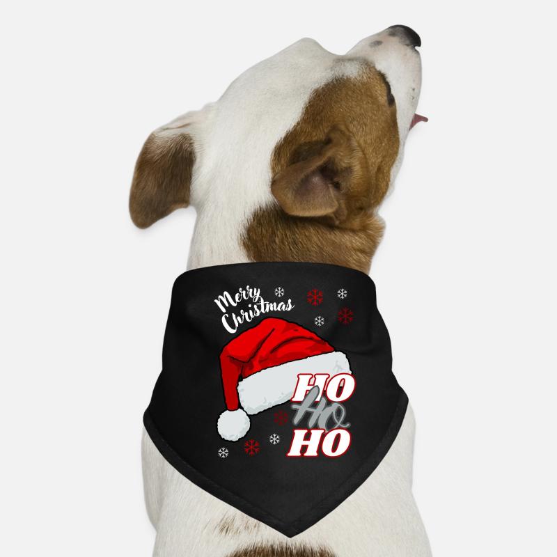 Joyeux Noël HO HO HO Bandana pour chien