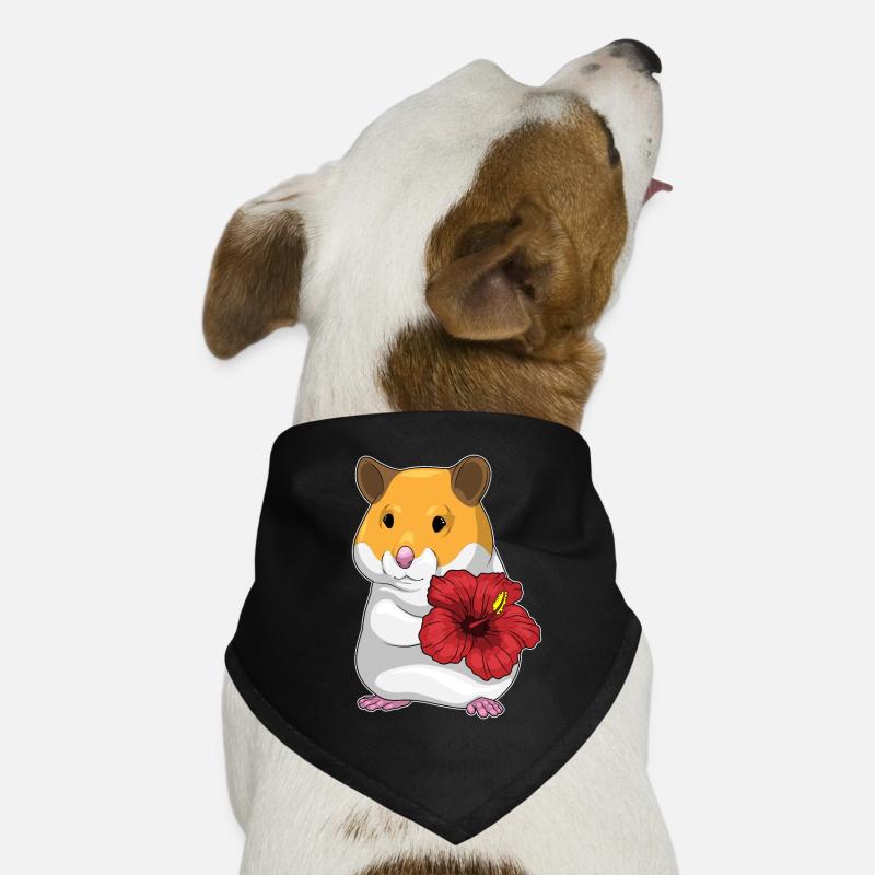 Hamster Hibiskus  Hunde-Bandana