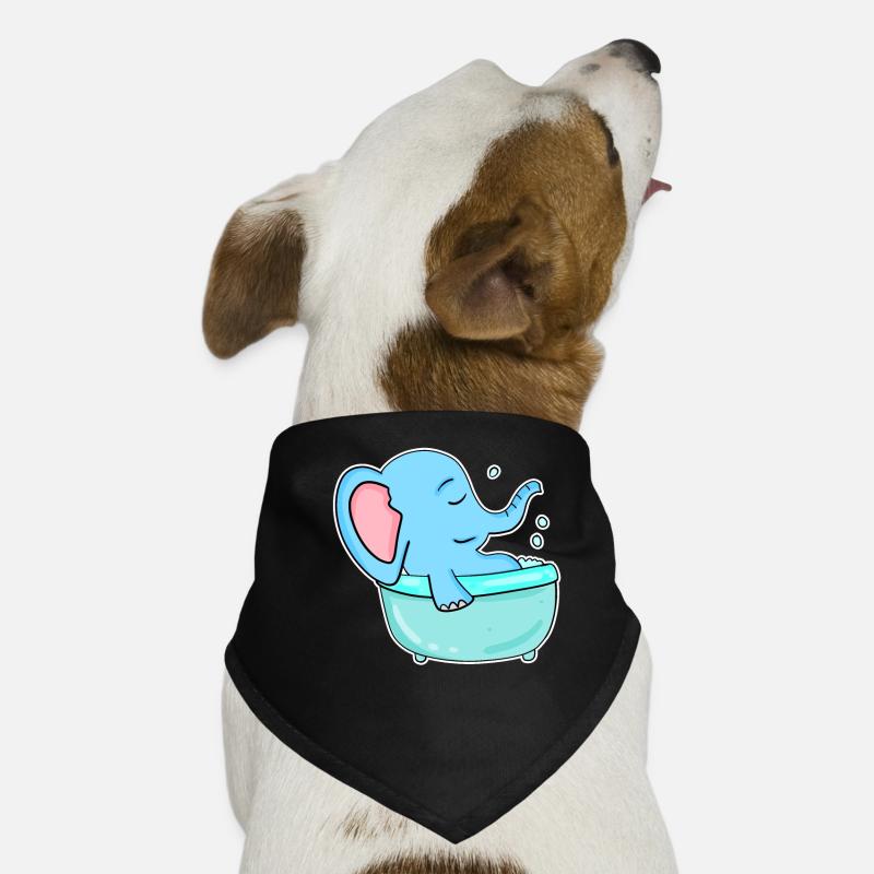 Baignoire Elephant Bandana pour chien