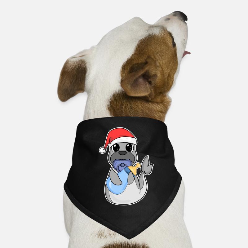 Bébé Lion de mer Noël Bandana pour chien
