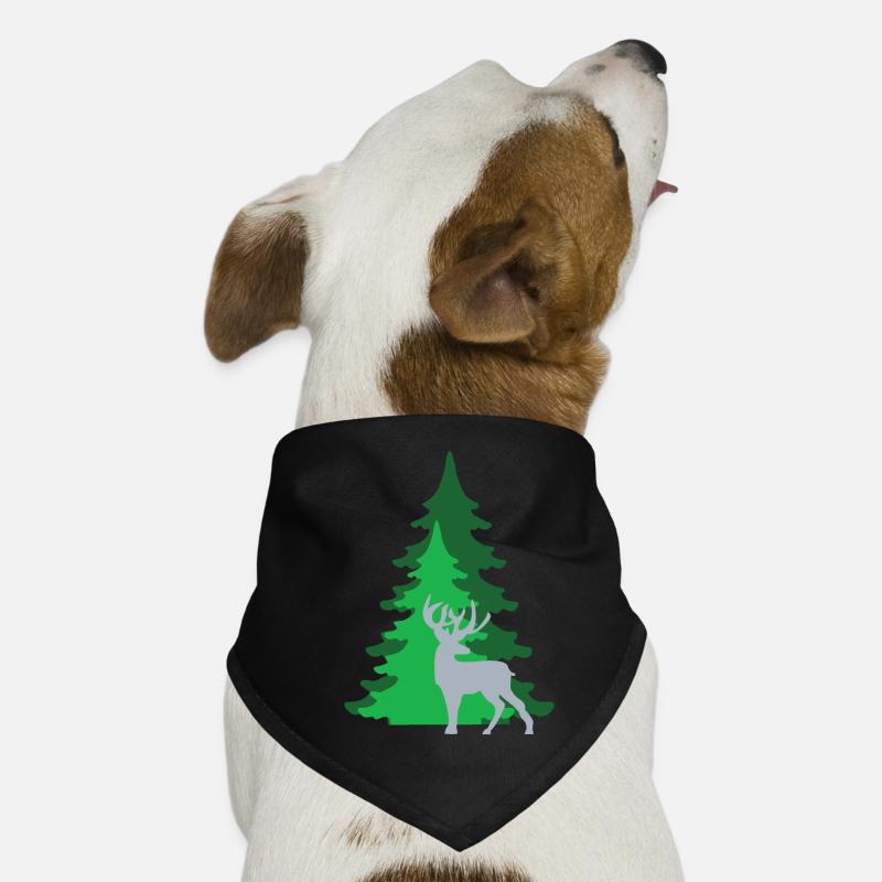 HIRSCH IM WALD Hunde-Bandana