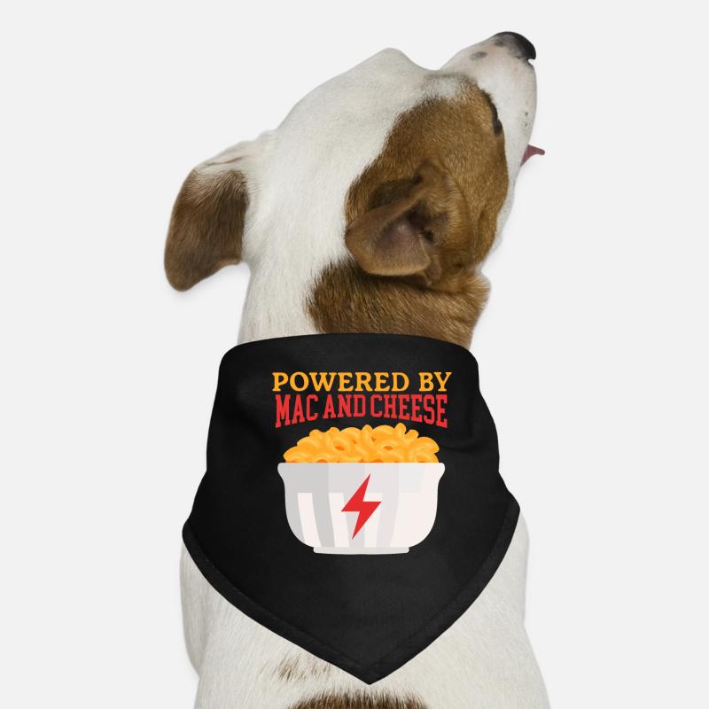 Makkaroni mit Käse Mac and Cheese Geschenk Hunde-Bandana