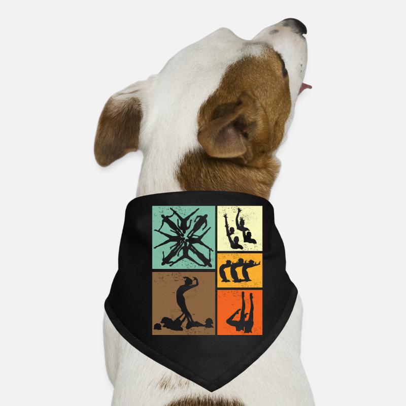 Natation Synchronisée Retro Vintage Swimmer Bandana pour chien