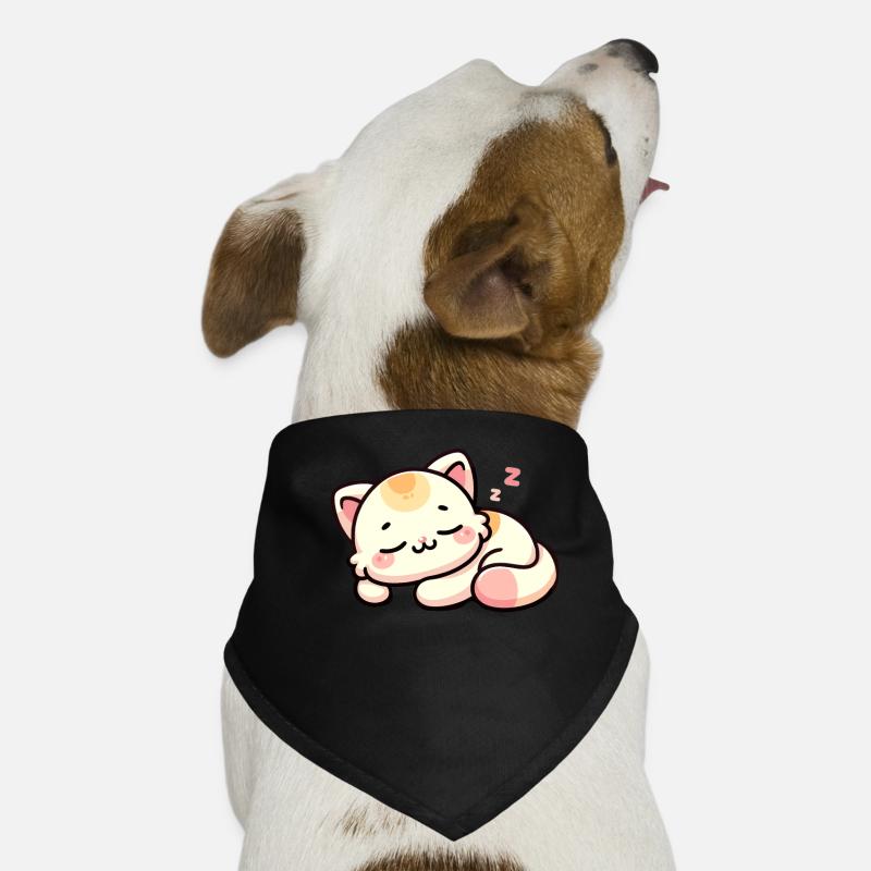 Sleeping Cat Dog Bandana