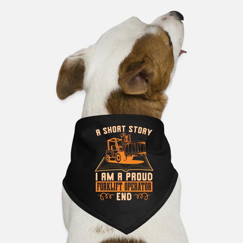 Forklift Operator A Short Story I Am A Storeman Dog Bandana