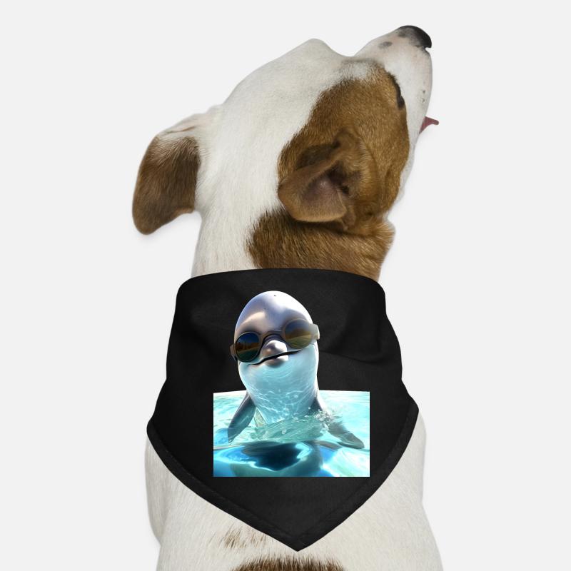 Lunettes de soleil Dolphin Love Dolphins Cute Dolphin Bandana pour chien