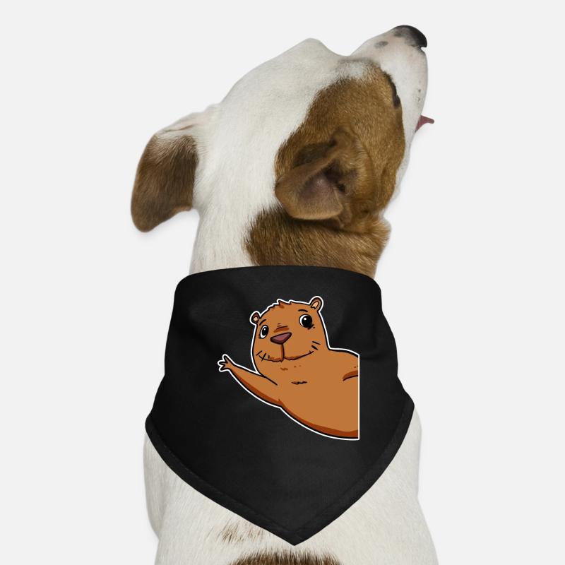 Capybara Wasserschwein Hunde-Bandana