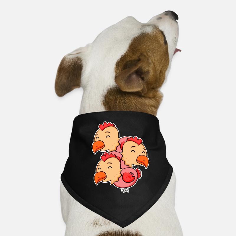 Poulets mignons - Motif de poulet Bandana pour chien
