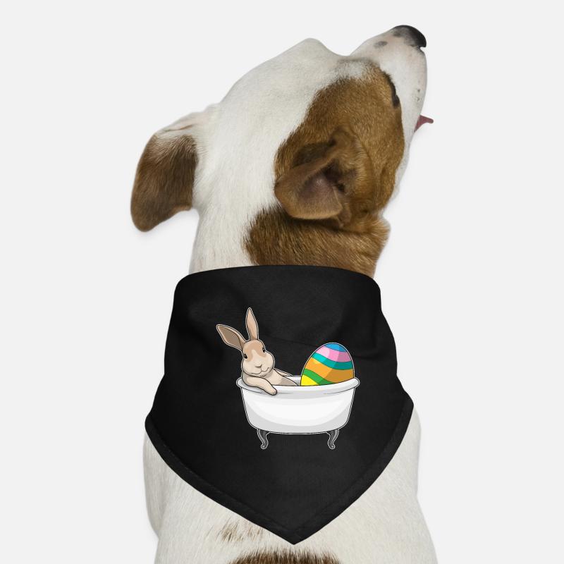 Bunny Easter Bathtub Dog Bandana