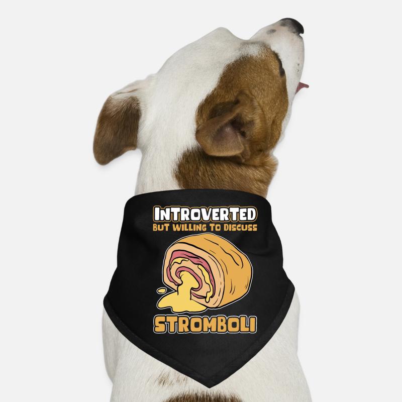 Stromboli Calzone Pizza Strombolis Geschenk Hunde-Bandana