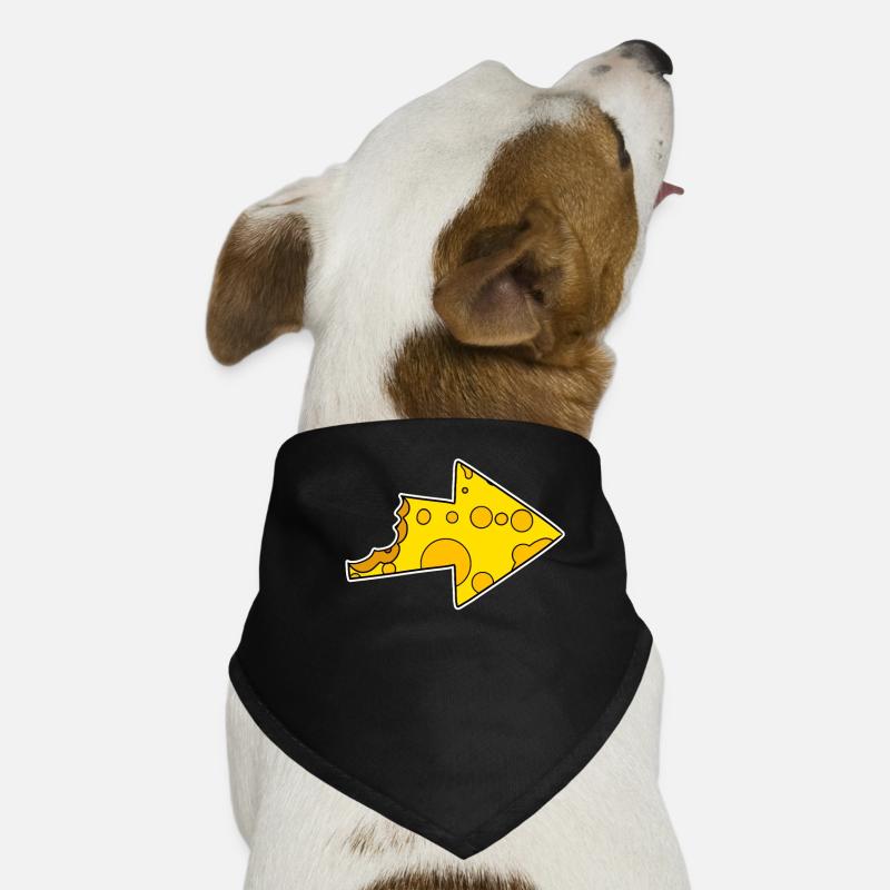 Arrow Cheese Dog Bandana