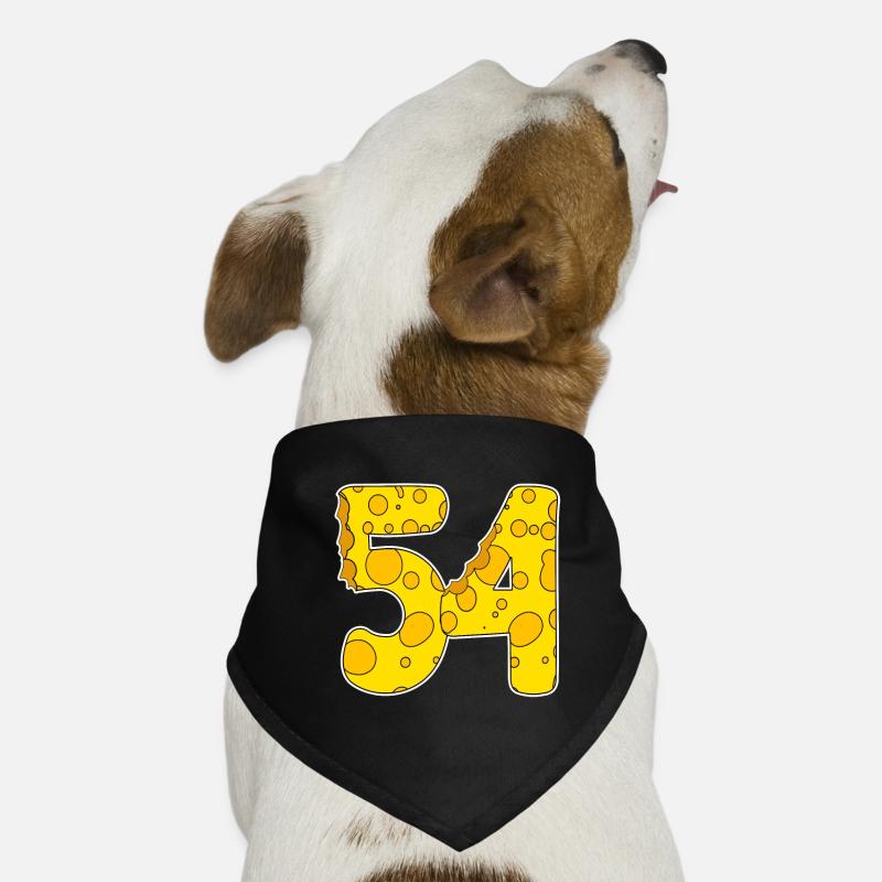 54 ans de Lustig Käse Bandana pour chien