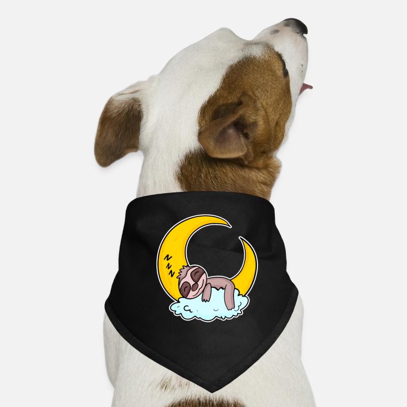 Sloth Motif Dog Bandana
