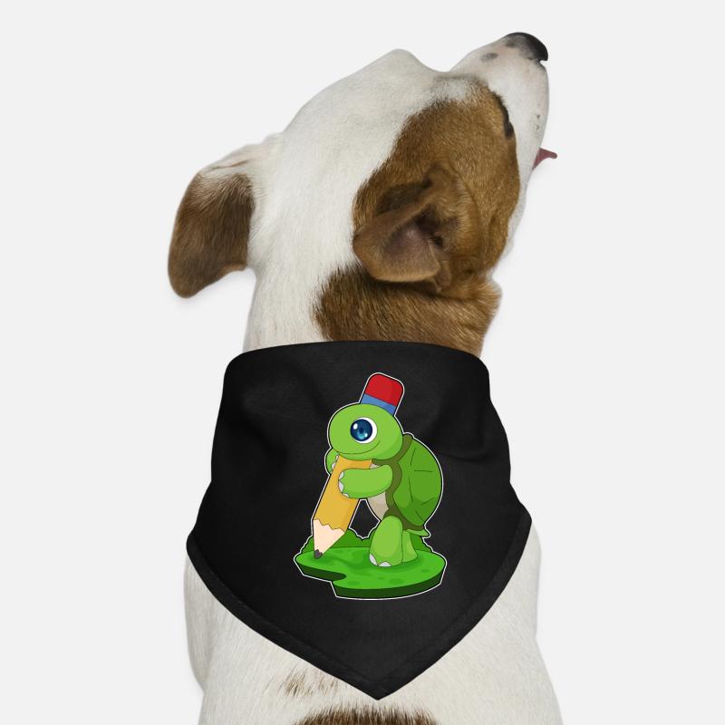 Turtle Pupil Pencil School Dog Bandana