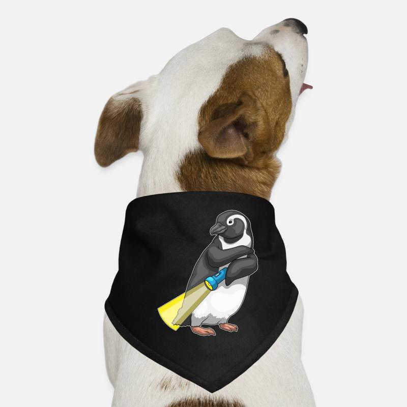 Lampe de poche pingouin Bandana pour chien
