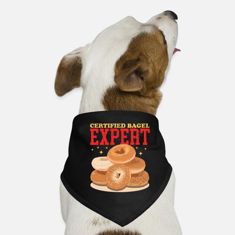 Bagel Expert Bagel Bread Beigel Gift Dog Bandana