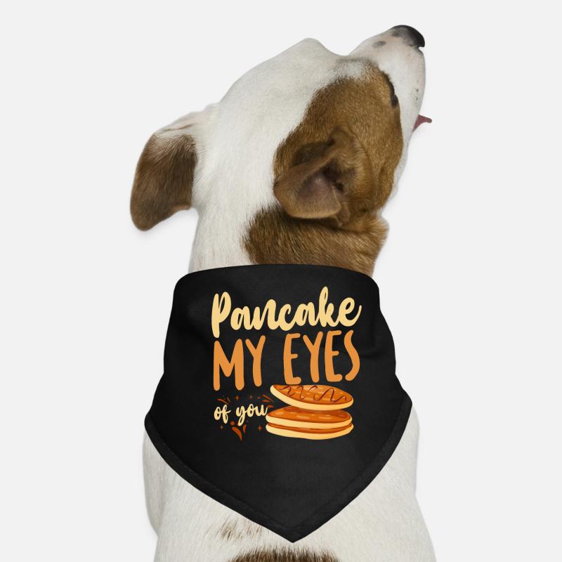 Pancake Lover Kids Valentines Day Dog Bandana