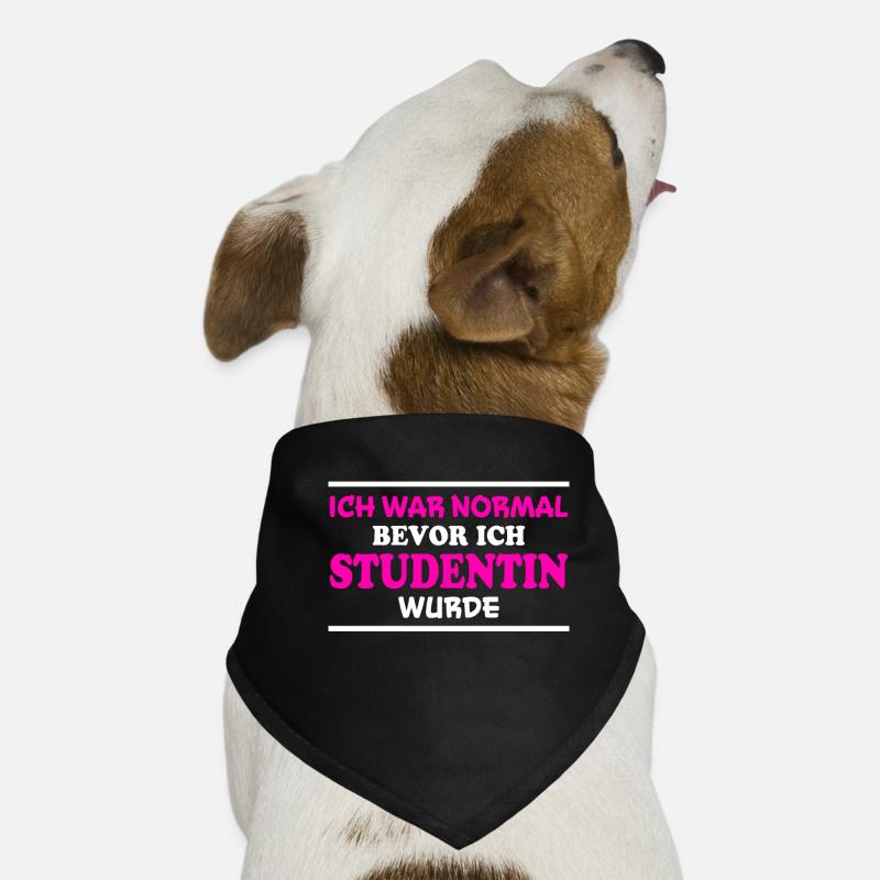Studentin Spruch Universität Studentin Geschenk Hunde-Bandana