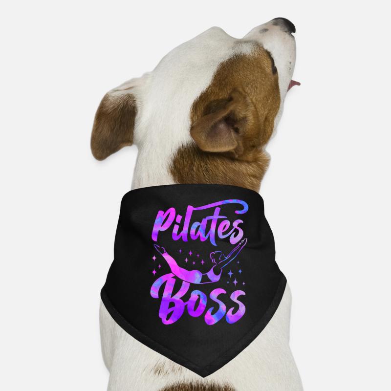 Instructeur de Pilates Professeur de Pilates - Bandana pour chien - noir