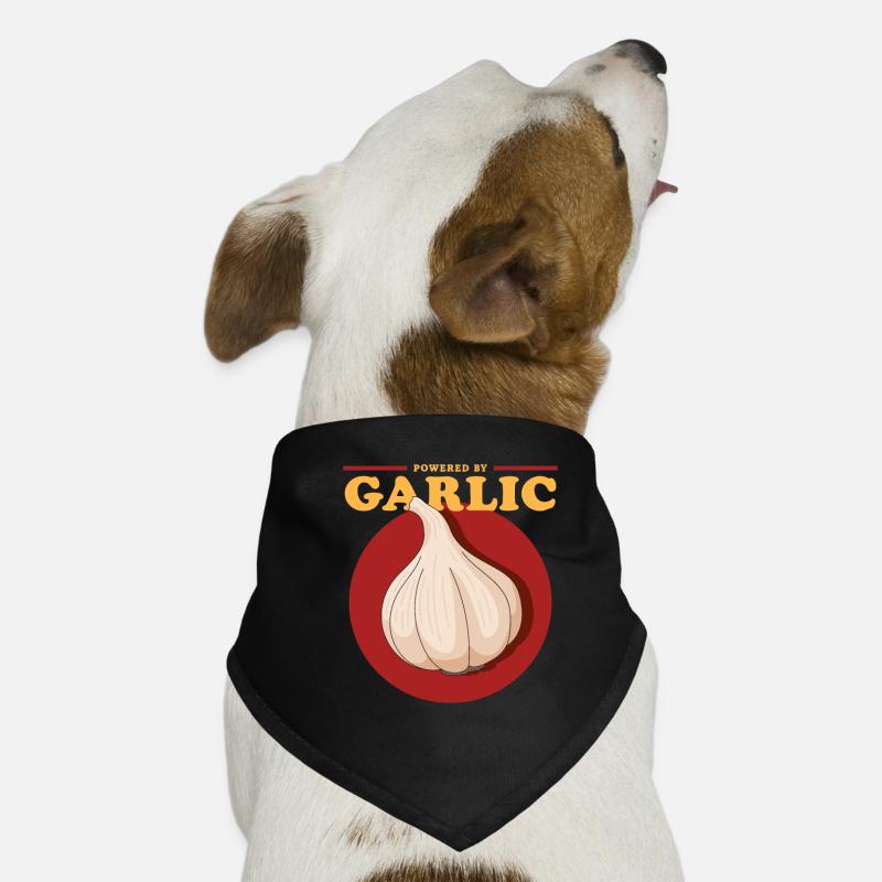 Garlic Garlic Lover Gift Dog Bandana
