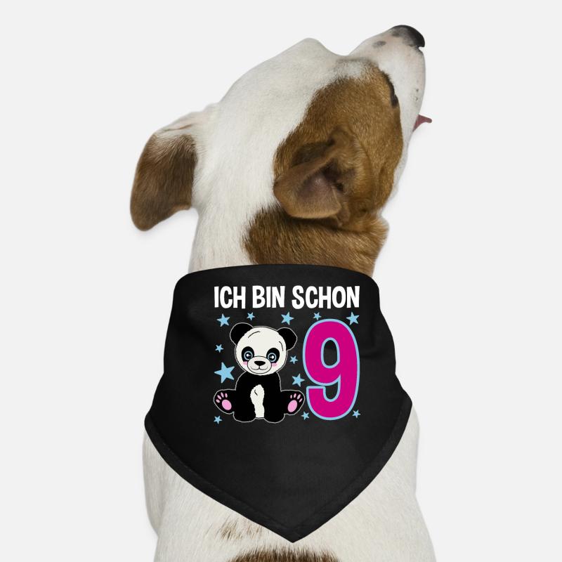 Neuf ans – Panda Groove Bandana pour chien