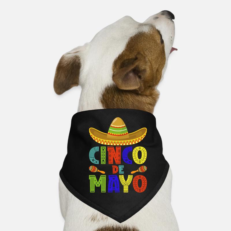Cinco De Mayo Mexican Fiesta Gift Dog Bandana