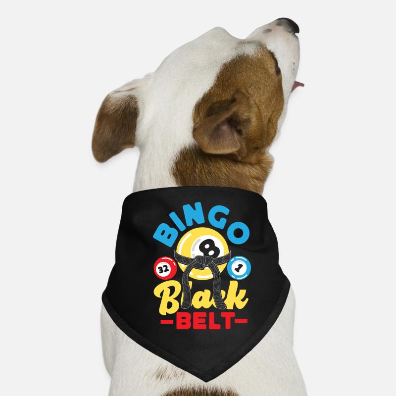 Bingo Player Bingo Black Belt Hunde-Bandana