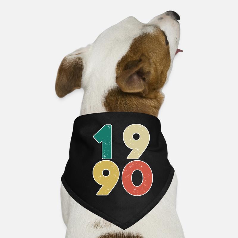 1990 - Année 1990 - Année 1990 Bandana pour chien