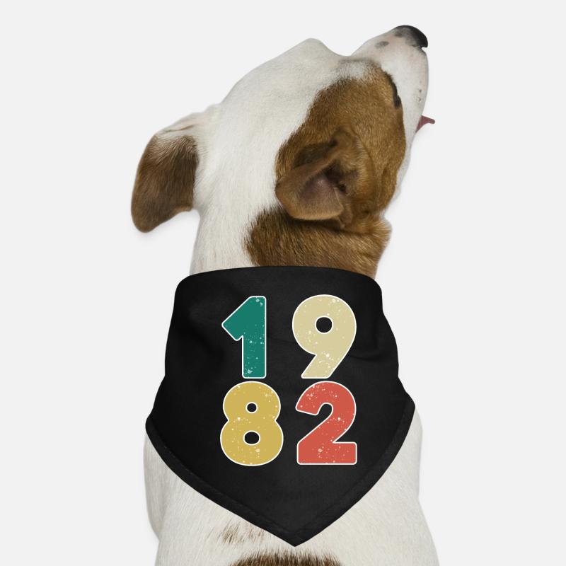 1982 - Born 1982 - Built in 1982 Dog Bandana