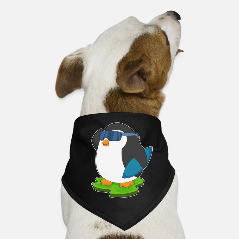 Pinguin Surfen Surfbrett Sommer Hunde-Bandana