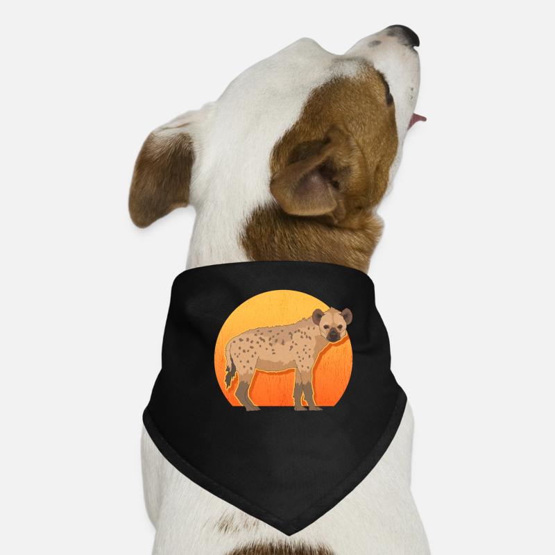 Hyäne Hyänen Tüpfelhyäne Geschenk Hunde-Bandana