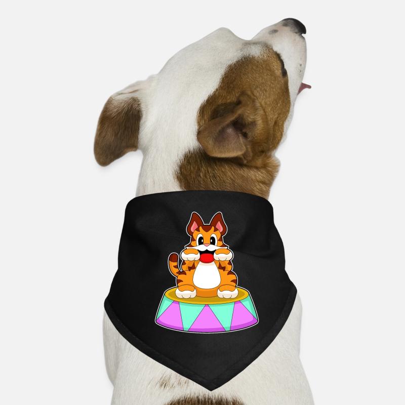 Cirque du tigre Bandana pour chien