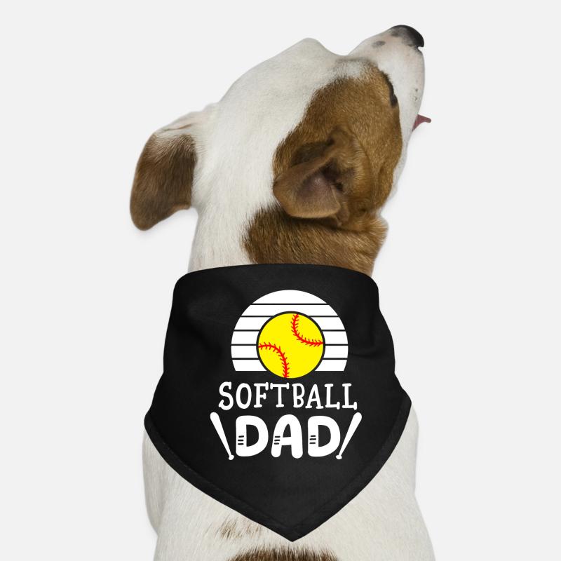 Softball Papa Hunde-Bandana