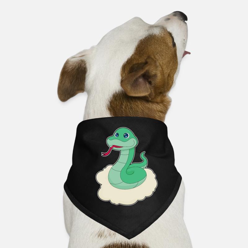 Nuages de serpent Bandana pour chien