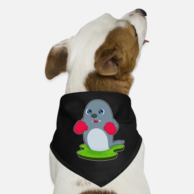 Gants de boxe Seal Boxer Boxing Boxing Bandana pour chien