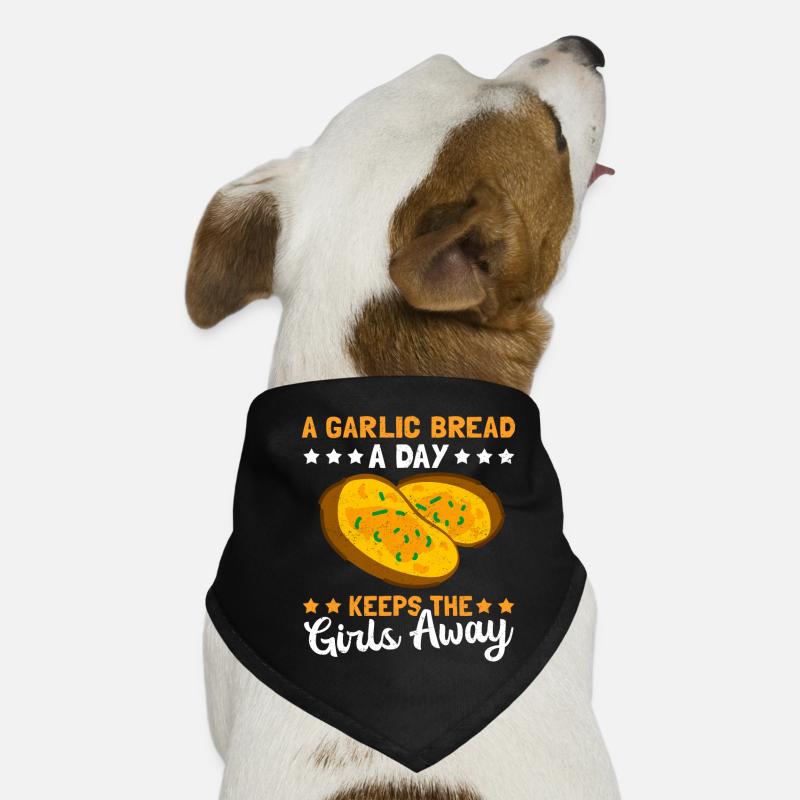 Garlic Bread Garlic Bread Gift Dog Bandana