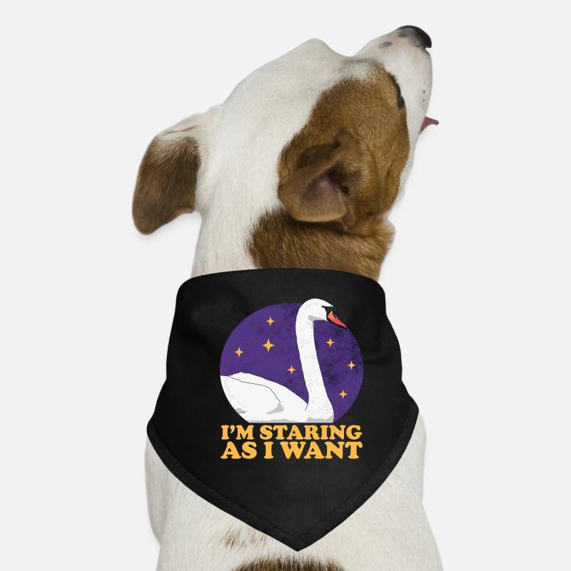 Swan Lover Swans Gift Dog Bandana