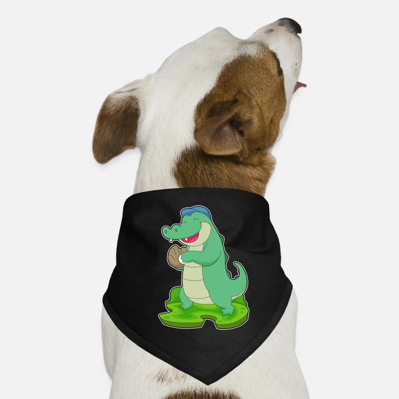 Gant de baseball en crocodile Bandana pour chien