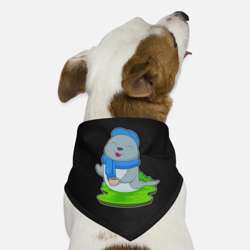 Tasse à café Seal Bandana pour chien