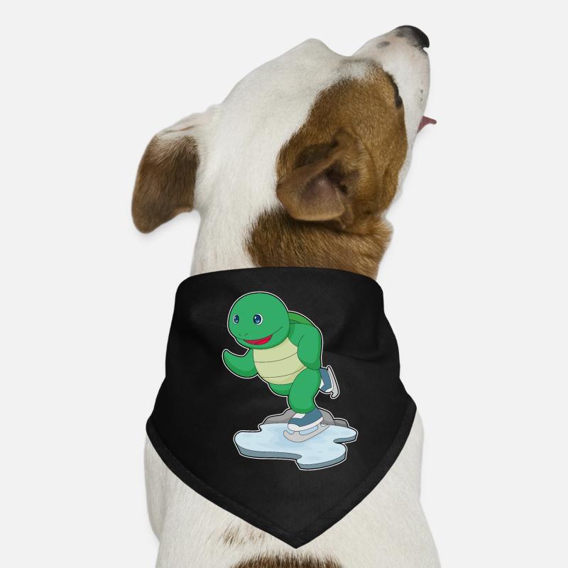 Patins à glace tortue Bandana pour chien
