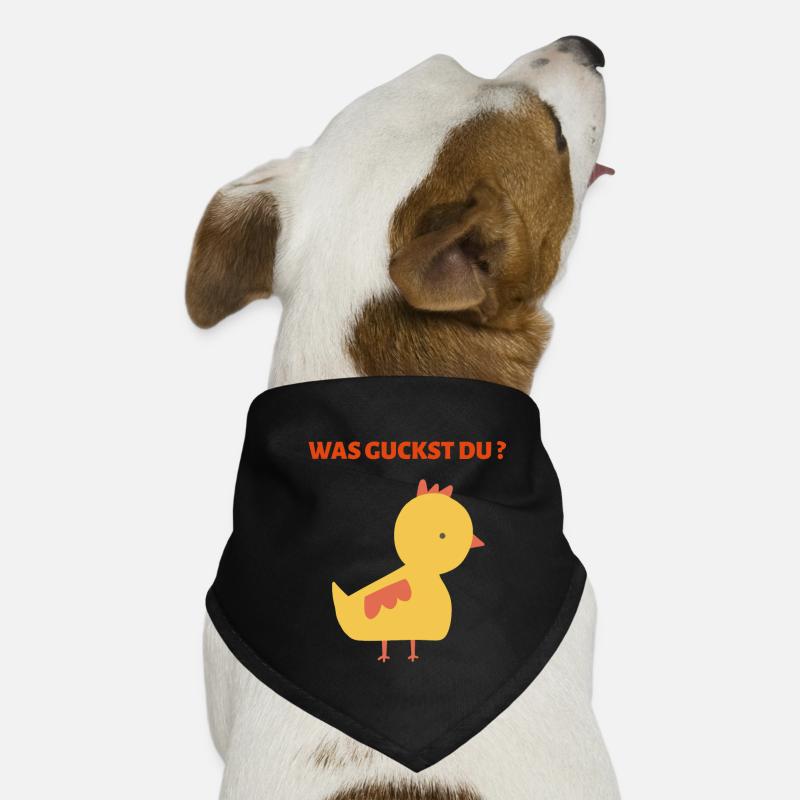 QU’EST-CE QUE VOUS REGARDEZ ? Bandana pour chien