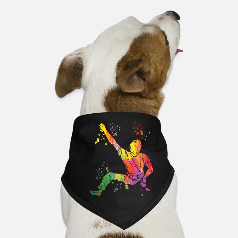 Bloc Colorsplash Bloc de bloc - Bandana pour chien - noir