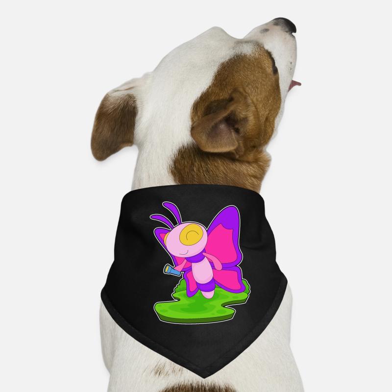 Lampe de poche papillon Bandana pour chien