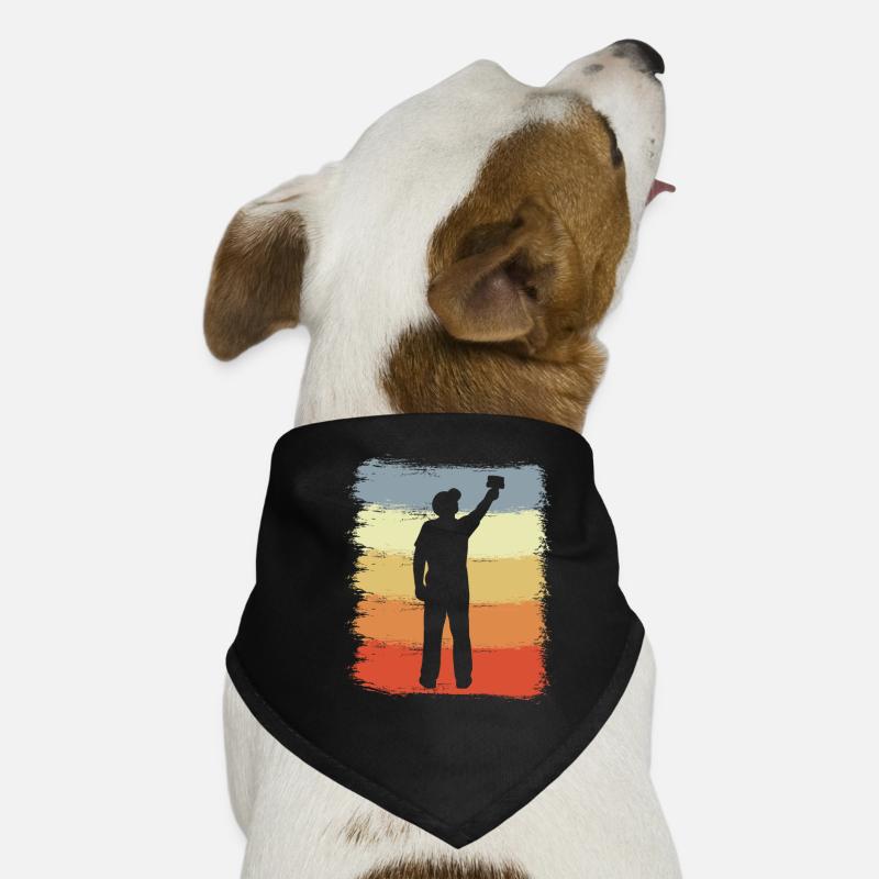 Painter Retro Look Dog Bandana