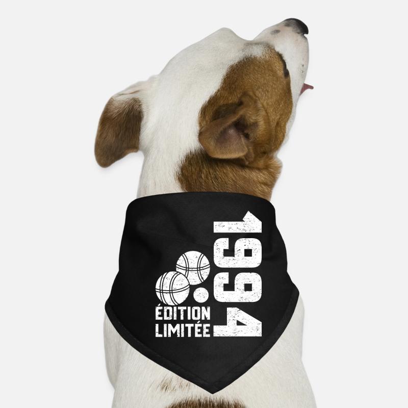 1994 Limitierte Auflage Pétanque zum 30-jährigen Jubiläum Hunde-Bandana