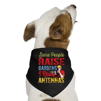 Amateurfunk I Antennen aufstellen Amateurfunk - Hunde-Bandana - Schwarz - Vorne