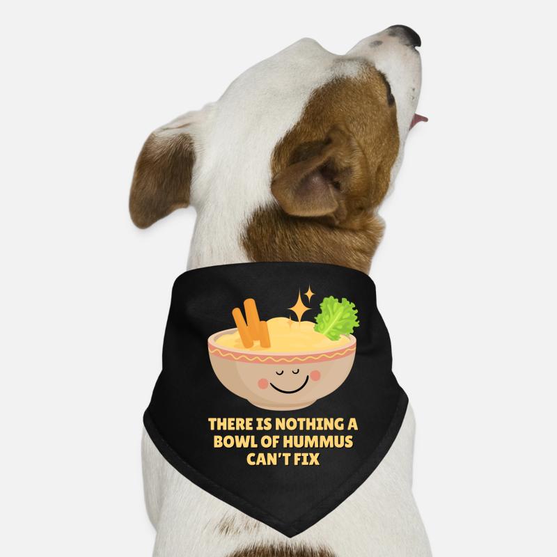 Nous aimons le houmous Bandana pour chien