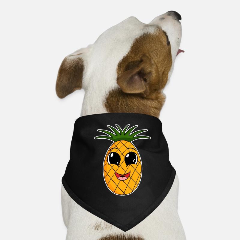 Ananas Obst Hunde-Bandana