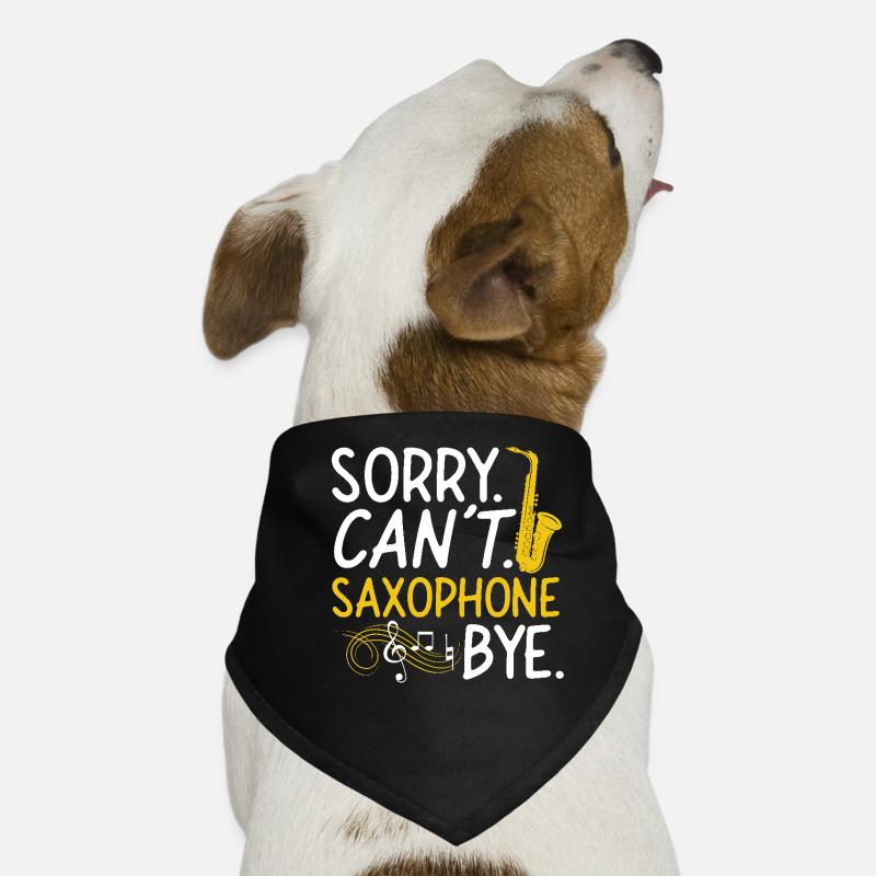 Saxophone Sorry. Cant. Saxophone Hunde-Bandana
